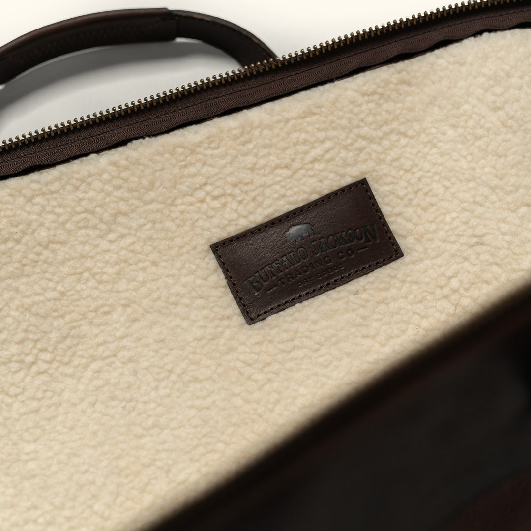 Full grain leather rifle case